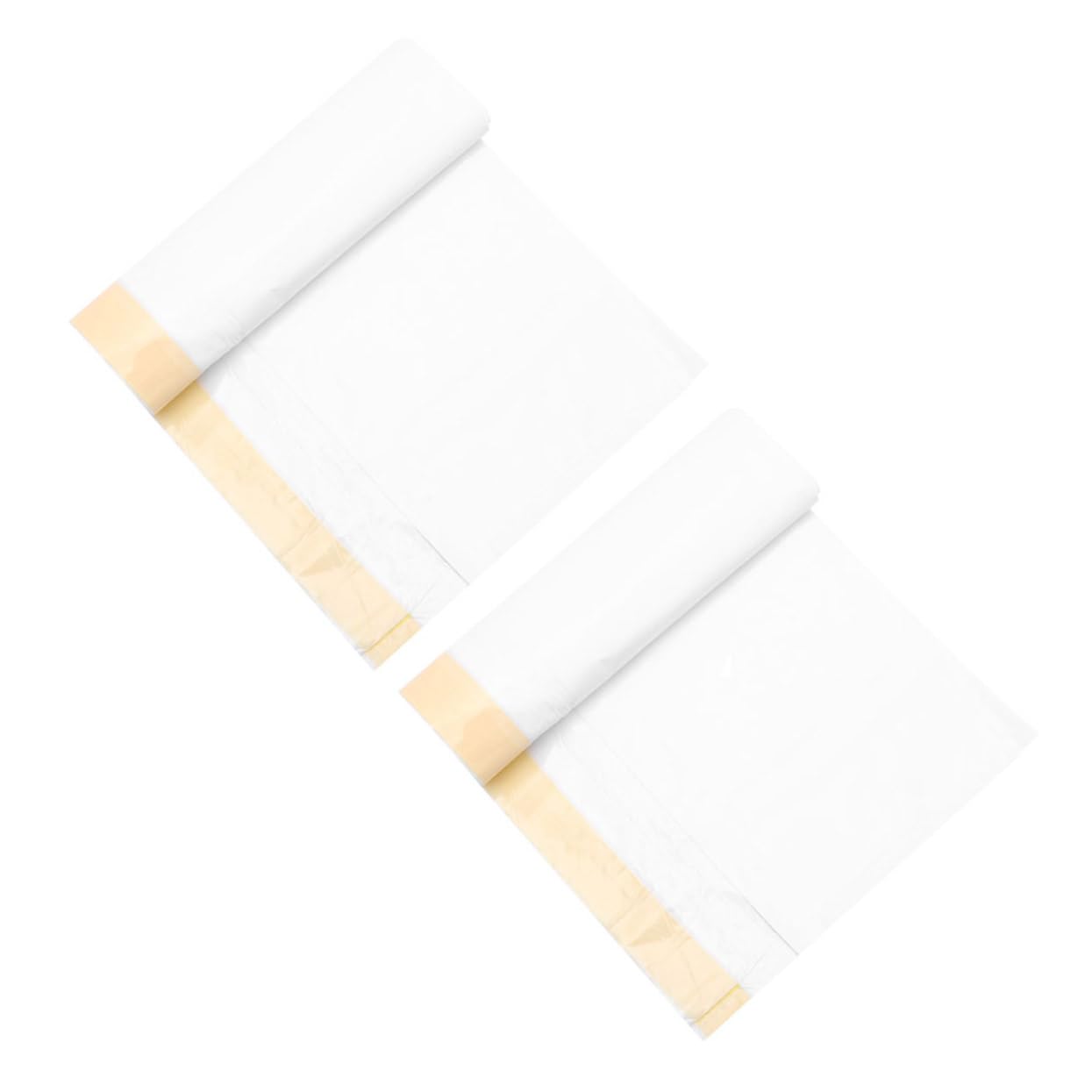 VICASKY 2 Rolls Box Cat Litter Box Liners Drawstring Waste Bags for Easy Cleanup Durable Ldpe Design for Cat Owners