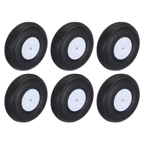 Roues d'avion RC absorbantes en mousse PU Quarkzman 2,99 pouces