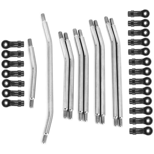Biellette de direction en acier avec empattement de 313 mm pour Axial SCX10 II 90046 1/10