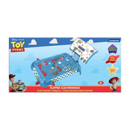 Pinball electrónico infantil Lexibook JG610TSLXB mesa de juego azul LCD 5