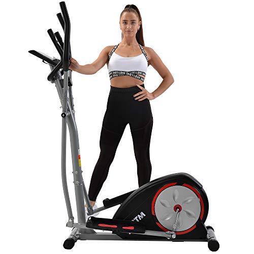 Merax BTM Elliptical Cross Trainer, Cardio Workout with 8