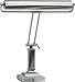 House Of Troy P15-81-5262 18-Inch Portable Desk/Piano Lamp, Satin Nickel with Polished Chrome
