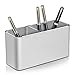 Vaydeer Metall Stifthalter Aluminium Stifteköcher Bleistifthalter für Schreibtisch Organizer Pinselhalter für Büro, Schule - Silber