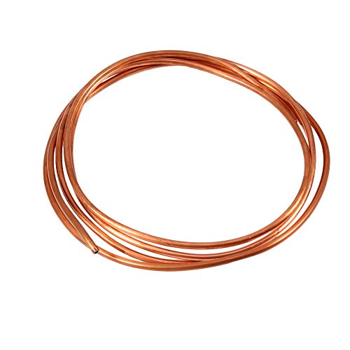 De Tubo cobre - tubo de cobre suave de 2M, tubo OD 4 mm x 3 mm para plomería de refrigeración