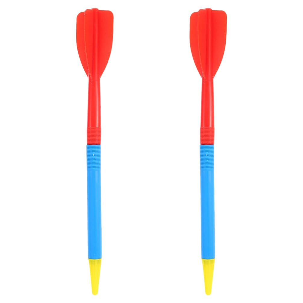 Toddmomy 2 Pcs 300 Gram Training Javelin Tracks and Fields Javelins Soft Plastic Javelins for Kids Adults School Competition Throwing Practice Indoors or Outdoors Equipment
