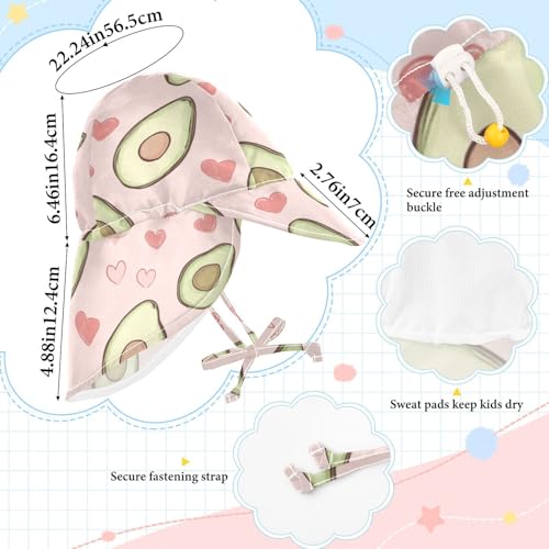 Baby Boys Girls Beach Hat Baby Boys' Hat Toddler Girl UPF 50+ Wide Brim Travel Essentials4