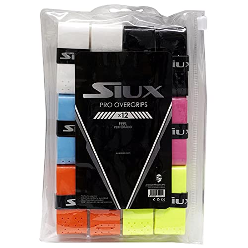 Perforowane Overgrip do łopatek i rakiet Padel, Tenis, Pakiety 12 Perforowane Overgrips Multicolor S...