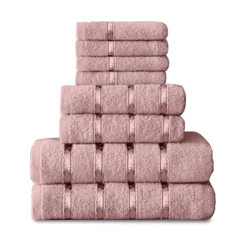 GC Gaveno Cavaillia 8 Piece Egyptian Cotton Towel Set Cover