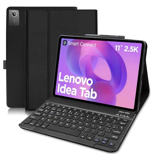 Funda teclado para Lenovo Idea Tab 11 con Ñ española, smart case magnética Bluetooth