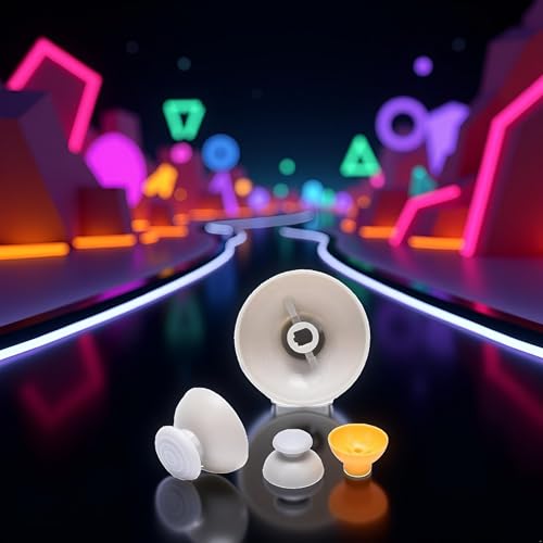 Image of 2Pcs Yellow and Grey Replacement Analogue Analog Sticks Thumbstick for Gamecube Controller for Gamecube NGC Gamecube Controller, Gamecube Accessories