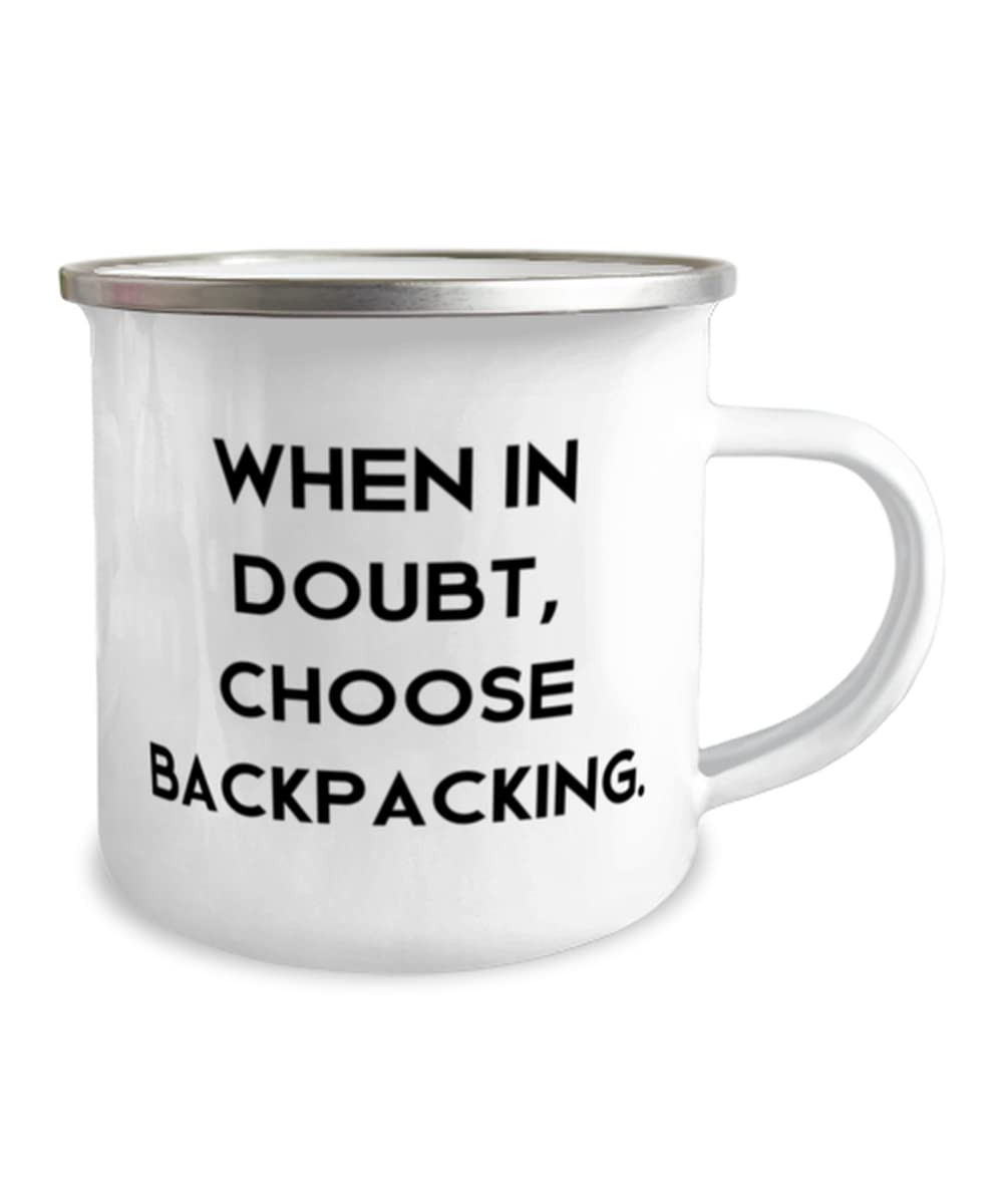 Epic Backpacking Gifts, I'd Rather Be Backpacking, Motivational Birthday Black Rope Bracelet Gifts For Friends, Outdoor gear, Hiking equipment, Camping supplies, Travel accessories