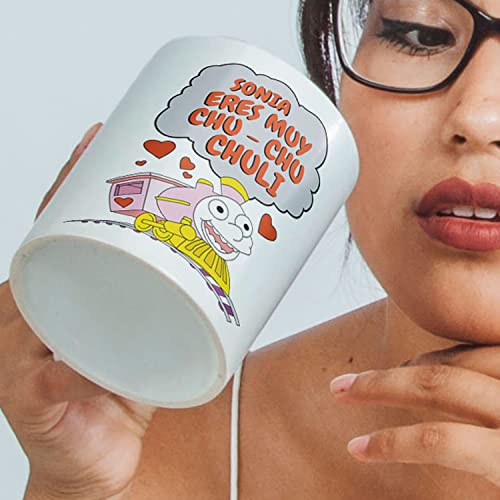 PROMO SHOP - Tazas Personalizadas para Parejas, Tazas de Desayuno Ideales para Regalar a Parejas y Enamorados, Tazas Originales, Regalo de San Valentín o Navidades