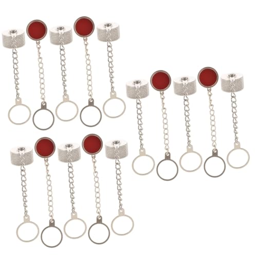 Connecteurs avec capuchon anti-poussière nickelé pour protection femelle x15