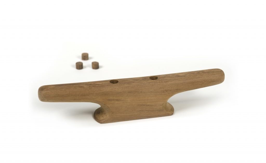Osculati Teak Cleat 20cm Taquet 20 cm Unisexe, Marron, 48