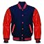 Navy Blue & Red