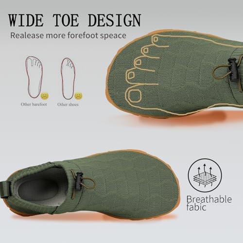 Hike Barefoot Shoes for Women Men，Footwear for Walking，Barefoot Shoe with Wide Toe Box，Healthy & Non-Slip，Breathable Barefoot Vitality Water Shoes for Women Men3