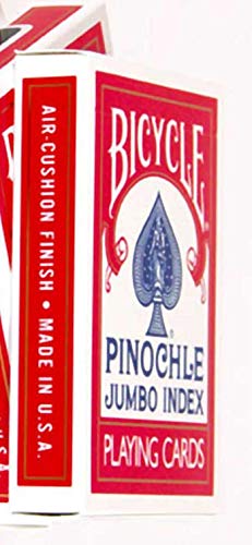 Juego de naipes Pinochle Jumbo índice - Paquete 6 barajas