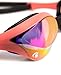 ARENA Unisex Cobra Ultra Swipe Racing Swim Goggles for Men and Women Swipe Anti-Fog Technology Polycarbonate Mirror Lens, Violet/Coral