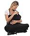 Baby Nursing Breastfeeding Cover Scarf, Soft Cozy Nursing Scraf, Extremely Stretchy, Amazing Soft, Convertible Multi Use Breast Feeding Cover Ups - Black