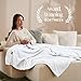 Bare Home Fleece Blanket - Full/Queen - Ultra-Soft Lightweight for Bed, Sofa, and Couch - Luxury Microplush - Cozy Warm Blanket (Full/Queen, White)