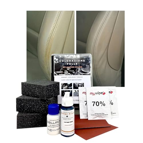 Kit de retouche code crème beige mat pour effacer les rayures sur volant en cuir