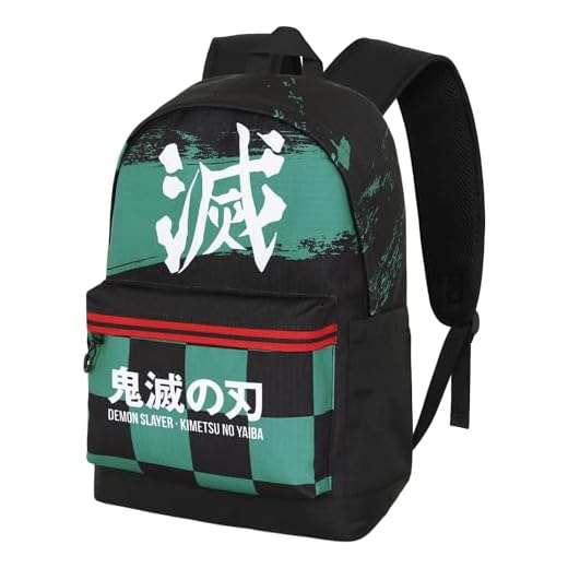 Demon Slayer Sutoriku-Mochila HS Plus, Multicolor, 30 x 44 cm, Capacidad 23 L