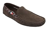 J's Awake Men Casual Shoes Comfort Driving Moccasin Slip On Driver Loafers WARREN-01 Brown Suede 7.5