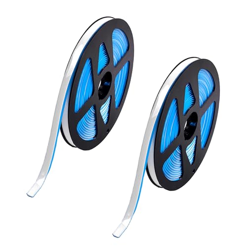 2 Pcs Ceramic Tile Mildewproof Gap Tape,Waterproof Seam Decorative Sticker Caulk Tape,6M Gap Tape Self-adhesive Sealant Tape for Sealing and Decorating Corners,Wall Corners,Ceilings,Sinks and Floors