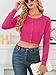 Veryoung Cardigan Sweaters for Women 2026 Fashion Fall Lightweight Cropped Business Crew Neck Button Down Tops Knit Bolero Shrug Sweaters Clothing(Rose Red, Small)