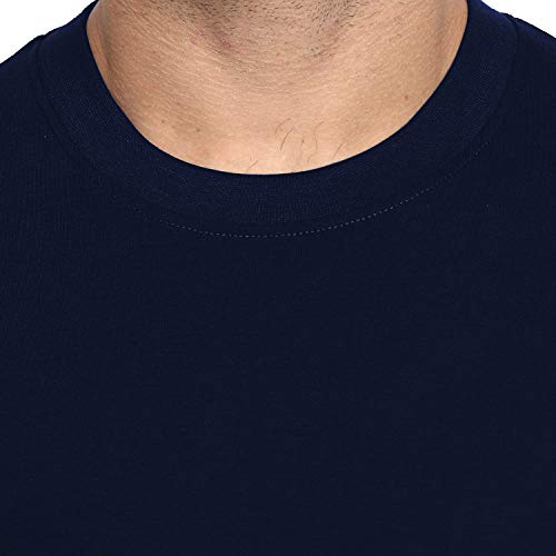 Image of LAZYCHUNKS Men's Cotton Full Sleeve T-Shirt | Round Neck Men's Tshirt