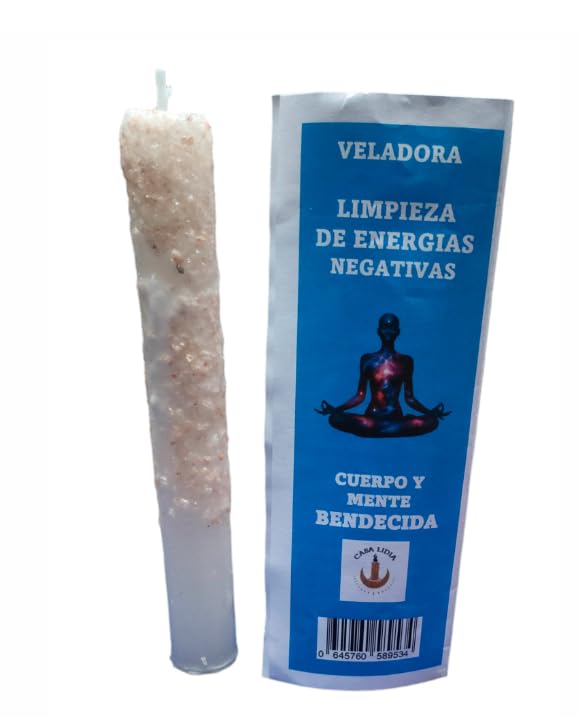 VELADORA SAL HILAMAYA LIMPIEZA ENERGIA