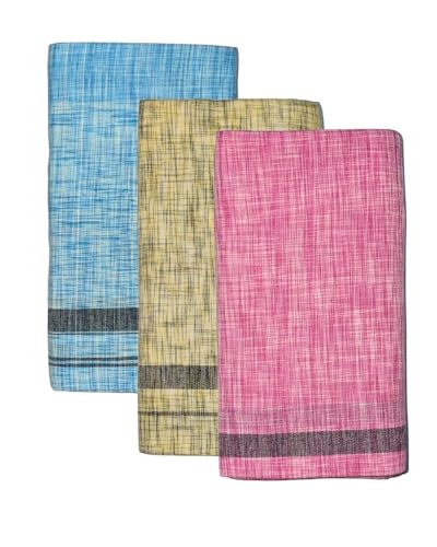 Image of Self Design Lungi & Dhoti for Men (Unstitched)| Lungi for Mens Cotton Blend | 2 Meter | Soft, Lightweight & Breathable Fabric | Ethnic Wear for Daily Use