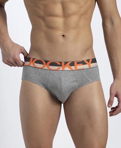 Image of Jockey FP01 Men Super Combed Cotton Solid Brief with Ultrasoft Waistband (Pack of 2)