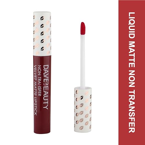 Image of DA.VE Matte Lipstick | Non-Sticky & Non-Drying | Smudge-Proof, Long-Lasting, Waterproof Lipsticks For Women and Girls - 7.5ML (12Pcs)