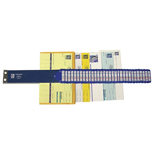 C-Line Heavy-Duty Indexed Sorter, 31 Dividers, Alpha/Numeric/Month/Date/Day Index, Letter Size, Blue Frame
