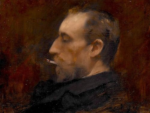 Toile Portrait d'homme Carolus Duran 60x90cm pour habiller un grand mur vide