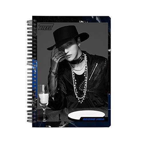 Adullam Ateez Kpop Notebook A5 Size (5.8 x 8.3 inches) | Waves | Ateez Notebook | Ateez