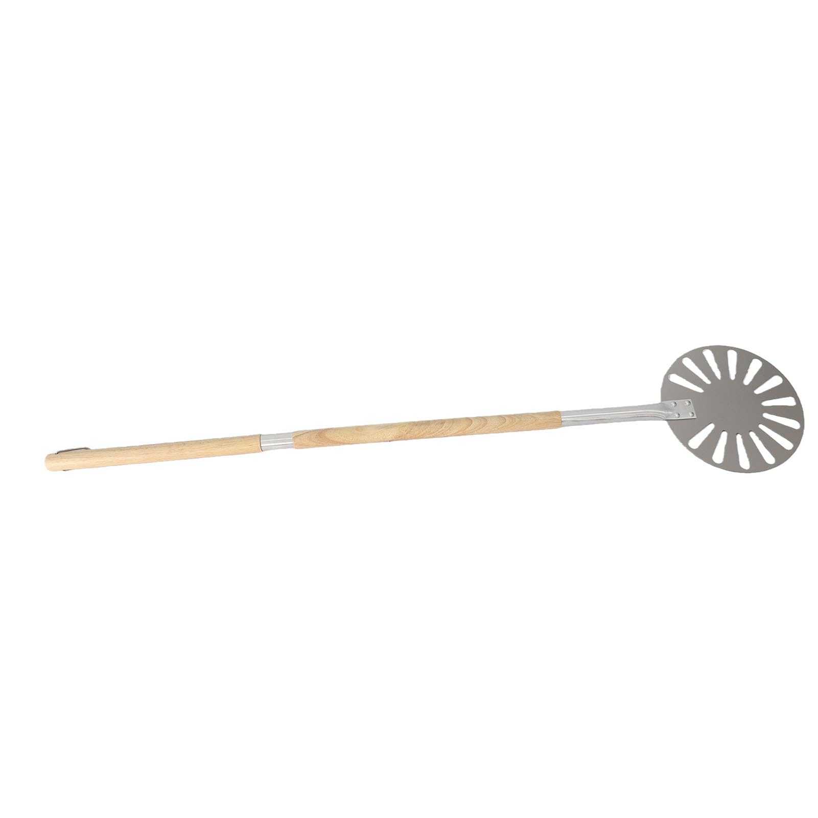 Pizzawender, Edelstahl-Pizzawender mit Perforiertem Spatel, 23 Cm, 9,1 Zoll, Abnehmbarer 79 Cm, 120 Griff für das Backen Im Pizzaofen Im Freien