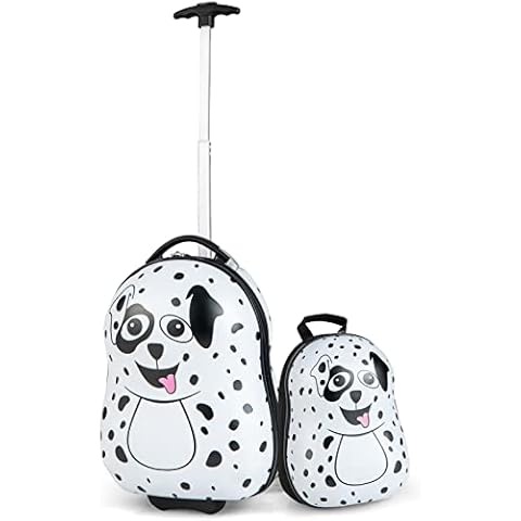 DREAMADE 2tlg. Kinderkoffer mit Rucksack Cover