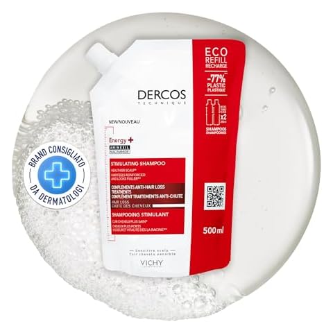 Vichy Dercos Energy+ Stimulating Shampoo Refill 500ml Cover