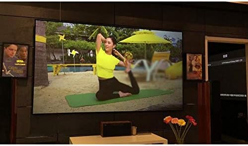 2.35:1 Format 4K Thin Bezel Fixed Frame Projection Screen with Cinema Grey Frame Screen(200 inch)
