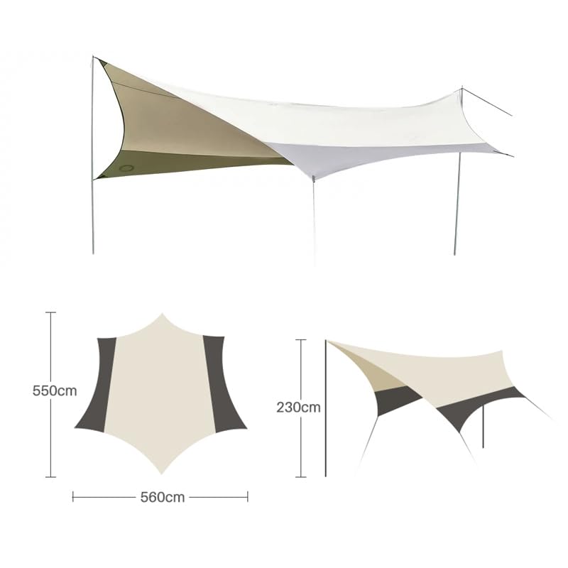 Carpa GeRRiT para Camping, Toldillo Impermeable y Resistente miniatura 6
