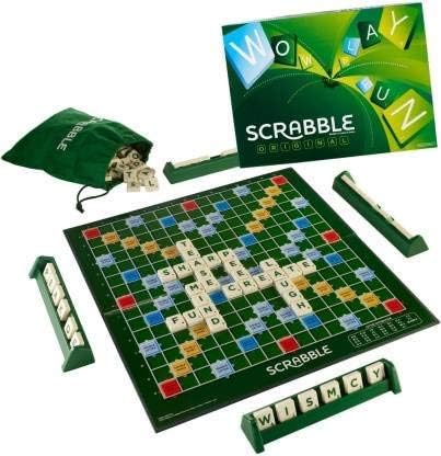 Image of Scrabble Board Game, Letters Game for Kids & Adults for 4 Players(Pack of 1)