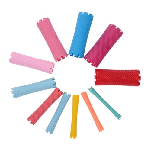 PATKAW 100 Piezas palo de permanente rodillos varillas para rizar el cabello suministros para permanente de salón hair curler hair rollers barra permanente kit de permanente abdominales