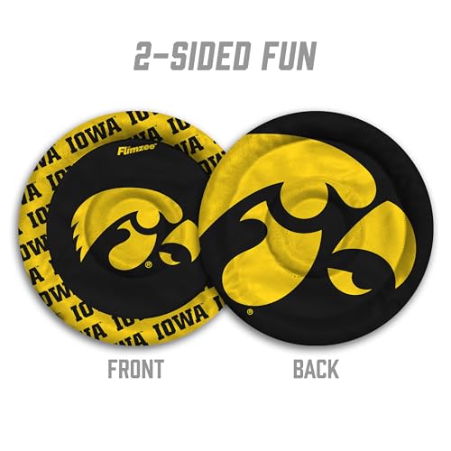 Image of YouTheFan NCAA Iowa Hawkeyes Flimzee Bean-Bag Flying Disc