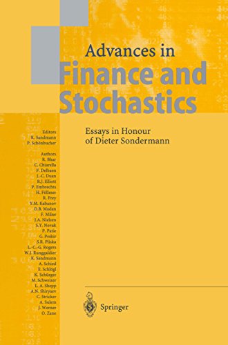 Advances in Finance and Stochastics: Essays in Honour of Dieter Sondermann