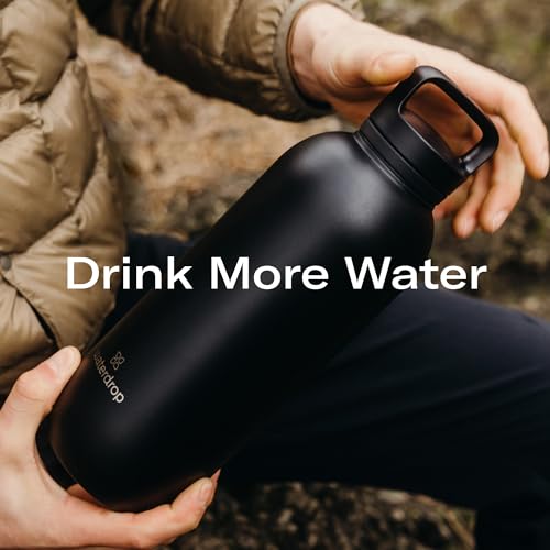 waterdrop® All Purpose Thermos Flask 1.9 L, Insulated Stainless Steel Drinking Bottle, Cold for 24 Hours - 12 Hours Hot, Leak-proof & Shatterproof