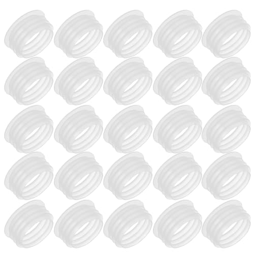 NOLITOY ���ϗp�C���i�[�v���O 24mm �C���v���X�`�b�N���{�g���X�g�b�p�[ 100�Z�b�g �R��h�~���L���b�v ���s�p���[�V�����e��Ή� ���e