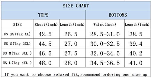 MAGNIVIT Men's Sports Tracksuit Set Tops & Bottoms Full Zip Sweatsuit Balck Black