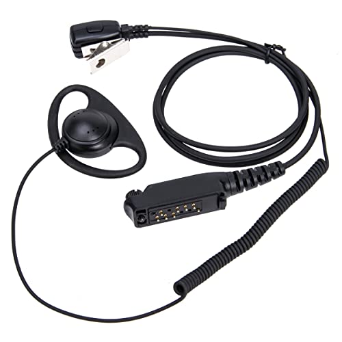 Auricular PTT con micrófono para Sepura STP8000 y serie STP8030 a STP8080 walkie talkie